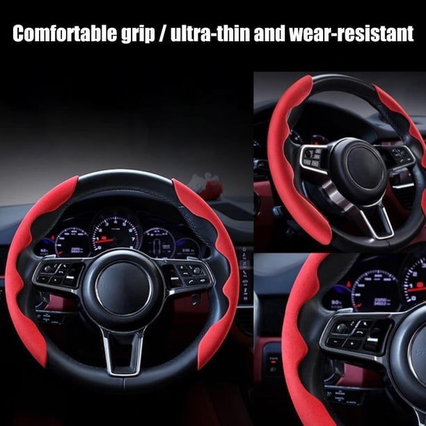 Funda Universal Para Volante De Coche, Funda Protectora Antideslizante Para Volante De Coche De Cuero, Accesorios Interiores Yuarrent VI012096-02