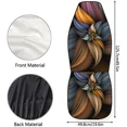 thumbnail image 4 of Womens Premium Car Seat Covers Front Seats Only 2pcs Set Floral Design Saddle Blanket Universal Bucket Seat Cover Fit fo, 4 of 7