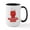 White/Black Inside, variant on CafePress - Snoopy Black And White - 15 oz Ceramic Large White Novelty Mug