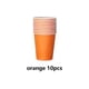 thumbnail image 4 of Toystoory 10 Uds. De vasos de papel de colores, vasos desechables, papeles de juguete, pintura de colores ambientales, zona de arte, pintura artesanal en Mostrada Naranja Toystoory HA071325-06, 4 of 6