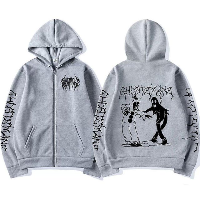 T-shirt à Capuche à Imprimé Graphique Limité Ghostemane