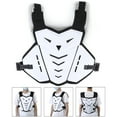 thumbnail image 2 of Thick Shockproof Chest Back Protection, Protective Equipment Motorcycle Vest Back Protection, Breathable Chest Back Protection, Motorcycle For Riding Black,White, 2 of 8
