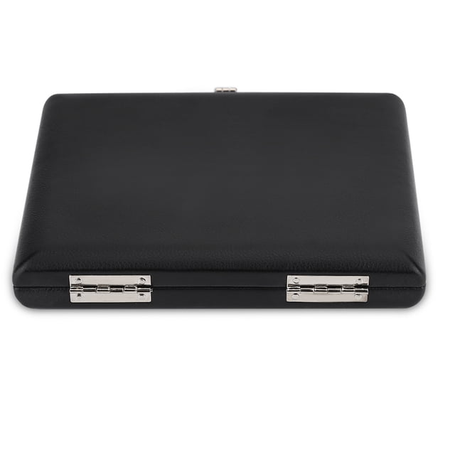 Saxophone Reeds Case, PU Leather Cover with Buckle, Holds 6 Reeds, Portable Storage Solution for Musicians