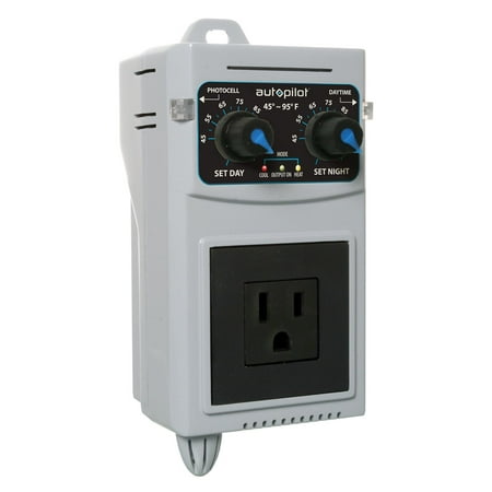 - Autopilot Analog 24 Hr Day & Night Cooling/Heating Thermostat Controller | APCET