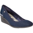 thumbnail image 2 of Tela Wedge Pump AK Anne Klein Sport Wisher, azul marino, 2 of 5