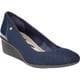 thumbnail image 2 of Tela Wedge Pump AK Anne Klein Sport Wisher, azul marino, 2 of 5