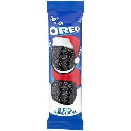OREO Chocolate Sandwich Cookies, Holiday Cookies, 4 oz Stocking Stuffer (Pack of 3)