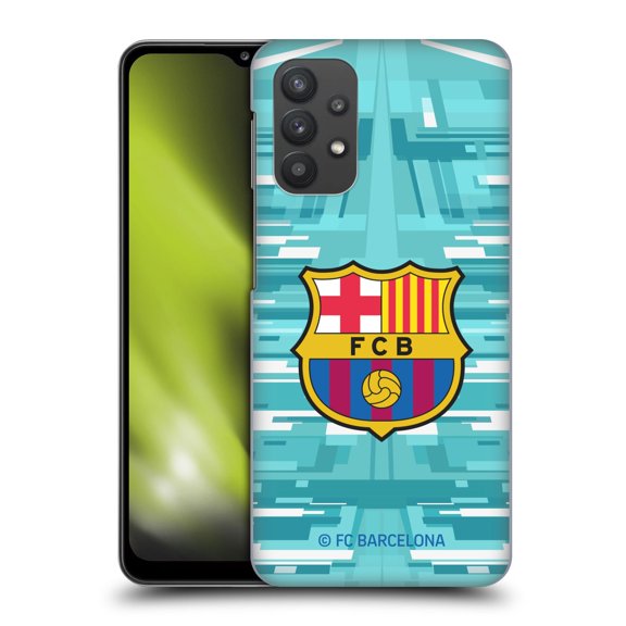 Head Case Designs Officially Licensed FC Barcelona 2019/20 Crest Kit Home Goalkeeper Hard Back Case Compatible with Samsung Galaxy A32 5G / M32 5G (2021)