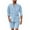 Sky Blue, variant on GERsome Men's 2 Piece Outfits Summer Short Sleeve Button Up Shirts and Shorts Sets Casual Solid Color Athletic Tracksuits S-2XL