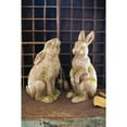 thumbnail image 3 of Kalalou Inc Faux Concrete Rabbit - Head Up, 3 of 5