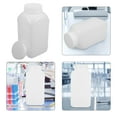 thumbnail image 3 of Dayesque 2pcs 1000ml White Square Wide Mouth Plastic Laboratory Bottles Chemical Storage Containers for Lab Hospital Chemical Plant, 3 of 8