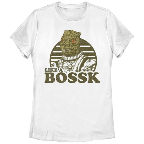 Women's Star Wars Like a Bossk  Graphic Tee White Medium
