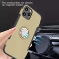 thumbnail image 4 of Mignova for iPhone 12 6.7 Inch Case, Anti-Scratch Shockproof Case 360 Degree Rotation Finger Ring Holder Kickstand [Work with Magnetic Car Mount] for iPhone 12 6.7 Inch 2020 Released(Gold), 4 of 7
