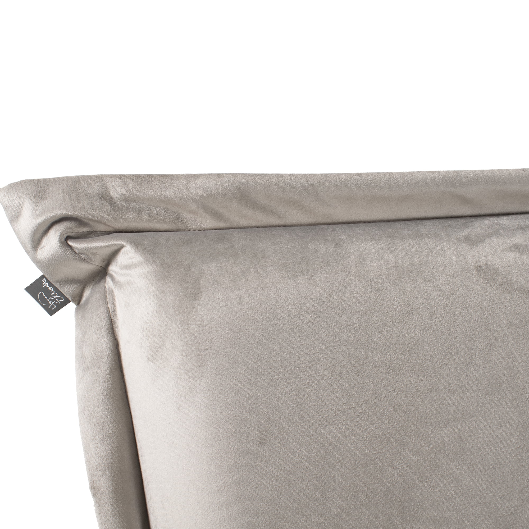 Scroll Puff Chair Bella Ash Titanium Frame