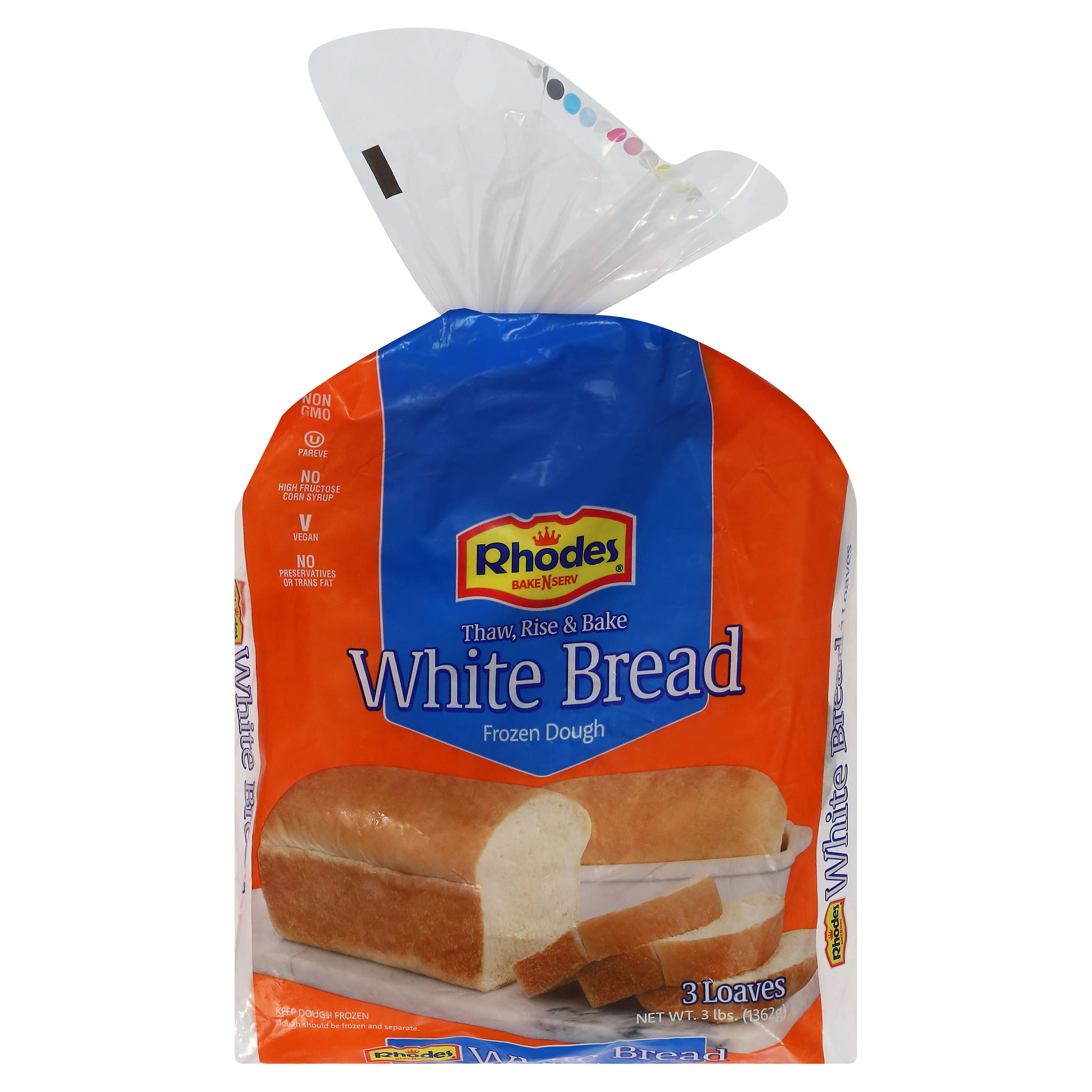 Rhodes Bake-N-Serv White Bread Dough Loafs, 3 Ct.