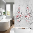 thumbnail image 7 of Dreamtimes Christmas Tree Cotton Hand Towel Set of 2, Highly Absorbent Soft Fingertip Towels for Bathroom Kitchen Hotel Gym Spa, 16 x 28 Inch, 7 of 7