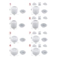 thumbnail image 2 of 3D Desk Decoration Candle Making Tools Epoxy Resin Crystal Resin Molds Silicone Mould Wax Model Flower Pot Mold Candle Mould 6, 2 of 8