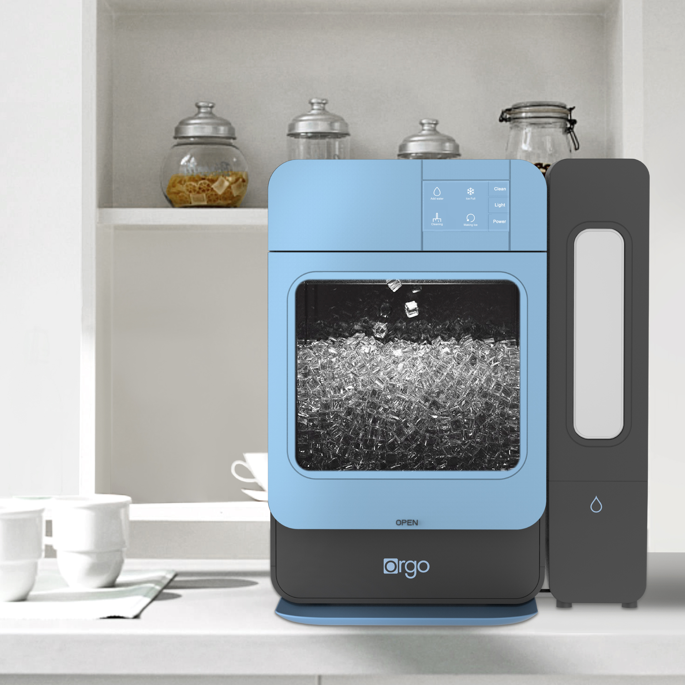 Orgo Products The Sonic Countertop Ice Maker, Nugget Ice Type, Blue - image 2 of 10