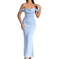 thumbnail image 1 of Icvfdpl Beach Dresses For Women,Bodycon Midi One Shoulder Backless Party Wear Spring Versatile Outfit Soft Sundress For Women,L, 1 of 8