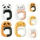 thumbnail image 4 of 4pcs gancho de cadena de llave de llave de panda flexible y plegable para la oficina en casa para la oficina en casa, 4 of 4