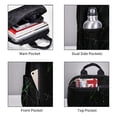 thumbnail image 3 of Disketp Black Marble Mochila Ligera e Impermeable, Mochila de Día Resistente para Viajes, Senderismo y Uso Diario para Hombre y Mujer, 3 of 7