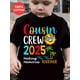 thumbnail image 1 of Cousin Crew 2025 Summer Vacation Beach Family Trips Printed 100% Cotton Boy T-shirt, 1 of 6