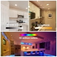 thumbnail image 2 of Mistaha A C100-130V 9W LEDs RGB+CCT 4 Pouces Éclairage Encastré Intelligent Downlight Sans Fil & BT, 2 of 8