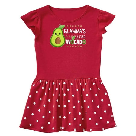 

Inktastic Glamma s Little Avocado with Cute Baby Avocado Gift Toddler Girl Dress