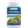Best Naturals L-Carnitine 500 MG Capsules, 90 Ct