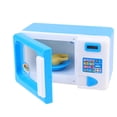 thumbnail image 3 of Juguete de simulación para niños, juego educativo, electrodomésticos de simulación (microondas azul sin batería)., 3 of 7