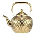 thumbnail image 1 of Stainless Steel Tea Kettle, All Pot, Induction Cooker Pot for Home, 1.5L Gold, 1 of 7