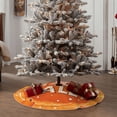thumbnail image 4 of Rateoe Hello Fall 1 Pattern Christmas Tree Skirt with Ties, Christmas Tree Decorations, Farmhouse Christmas Decor Xmas Holiday Decorations-48", 4 of 6