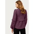 thumbnail image 2 of Ellos Plus Size Ruffle Trim V-Neck Babydoll Blouse, 2 of 4