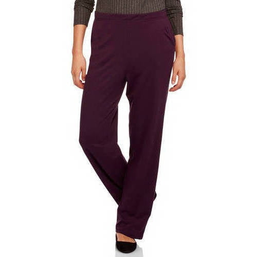 Women's Knit Pull-On Pant available in Regular and Petite - Walmart.com