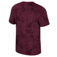 thumbnail image 3 of Men's Colosseum Maroon Virginia Tech Hokies Floral Printed T-Shirt, 3 of 3