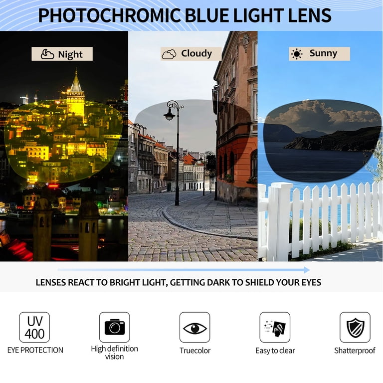 Joopin Light Changing Photochromic Fit-Over Sunglasses photo 4