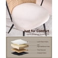 thumbnail image 4 of Juego de 4 sillas de comedor BedsPick de ratán con cojines bouclé, 4 of 9