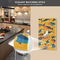 thumbnail image 5 of Yayeee Blank Wall Plate Cover 1-Gang 4.5"x2.7" Home Unused Decorative Outlet, Yellow Sardines Pattern, 5 of 7