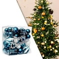 thumbnail image 2 of 65x Decoraciones para árboles de Navidad Bolas para árboles de Navidad Adornos Colgantes Adornos navideños para Centro Comercial Restaurante año, 2 of 8
