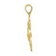 thumbnail image 2 of 14K Yellow Gold Charm Pendant Men'S 36 mm 27 Satin Polished Sun, 2 of 3