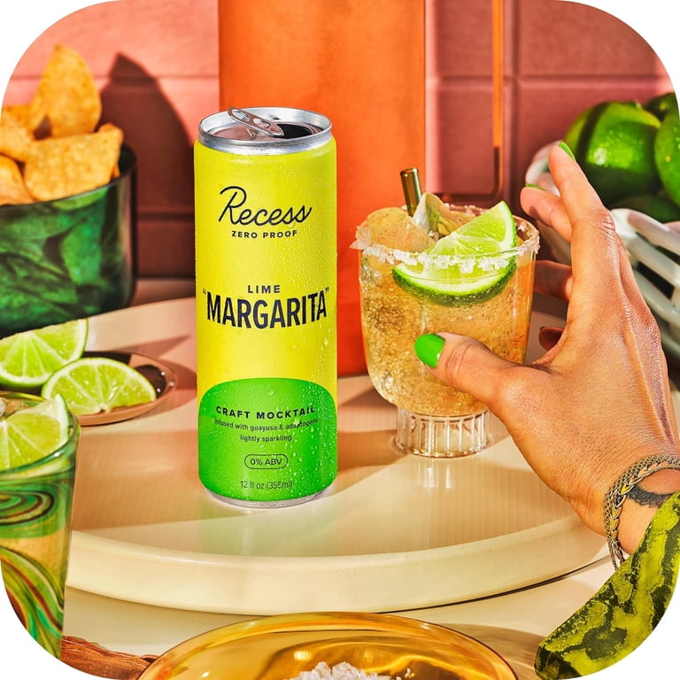 Recess Zero Proof Craft Mocktail, Lime “Margarita,” 12 fl oz