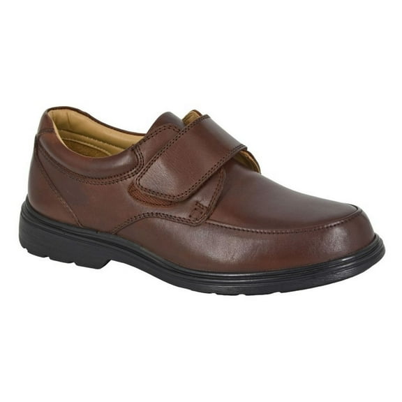 Roamers Mens Leather Extra Wide Formal Shoes