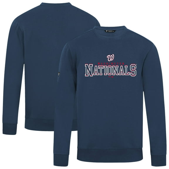 Men's Levelwear  Navy Washington Nationals Zane Journey Sweatshirt