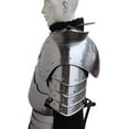 thumbnail image 2 of Medieval Warrior Riveted Pauldrons with Sword Breakers, 2 of 4