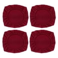 thumbnail image 3 of de asiento de silla de comedor Jacquard de 4 piezas Funda de asiento de silla de escritorio de oficina Borgoña_M Yotijar Funda de asiento de silla de comedor, 3 of 10