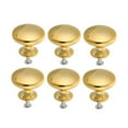 thumbnail image 5 of WHAMVOX  6 Pcs Brushed Cabinet Knob Metal Drawer Knobs Cabinets Fashioned, 5 of 8