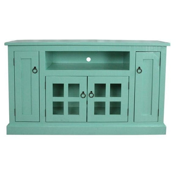 American Heartland 57 in. Rustic TV Stand, Caribbean Rum