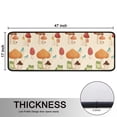 thumbnail image 5 of Kitchen Rugs Sets Of 2,Red Mushroom Frog Light Pattern Anti Fatigue Kitchen Mat Rugs Non Slip Washable,Decorative Kitchen Floor Mats for Kitchen,Sink,Laundry,17"x47"+17"x47", 5 of 5
