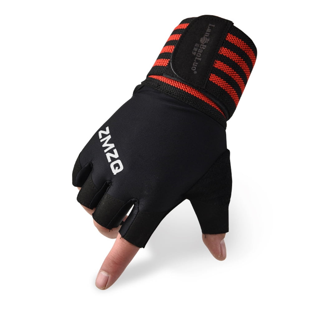 Reebok Training Gloves Functional Exercise Weight Lifting Full Finger Gym 