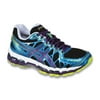 Womens Asics Gel Kayano 20 Running Shoe Black/Plum/Blue